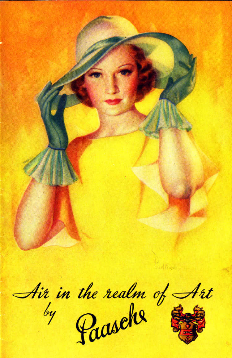 1938 Paasche Airbrush Co. catalog. - Airbrush history from The Airbrush Museum featuring Paasche, Wold, Walkup, Iwata, Aerograph, Badger,  and  more!