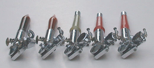 An asortment of Paasche "Turbo" airbrushes.   -   Airbrush history from The Airbrush Museum featuring Paasche, Wold, Walkup, Iwata, Aerograph, Badger,  and  more!