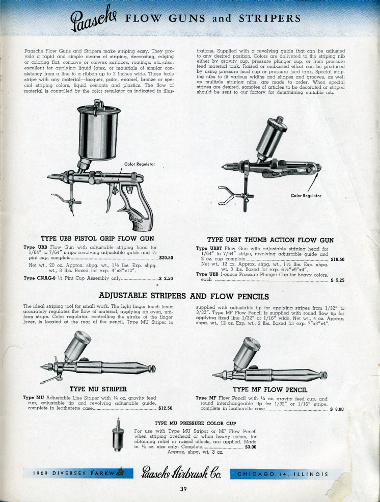 The 1939 version of the Paasche Catalog.